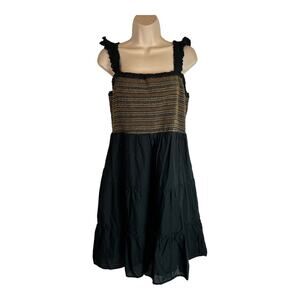 J.Crew XXL Embroidered Sun Dress Smocked Plus Size Summer Casual